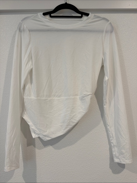HALARA Tops - HALARA Long Sleeve Thumb Hole
Asymmetric Quick Dry Yoga Sports
Top